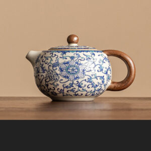 Kung Fu Blue and White Lotus Tea Set