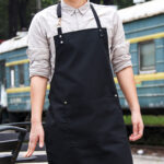 Custom Logo Canvas Kitchen Apron