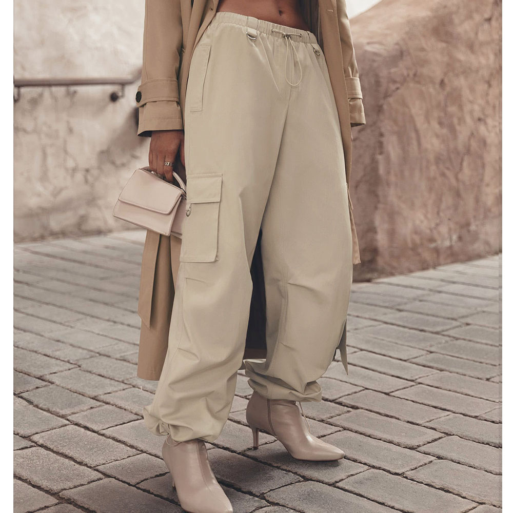 Women’s Loose Straight Leg Streetwear Trousers