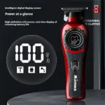 MARSKE MS-5065 Professional Hair Clipper High-Speed Motor LED Display Low Noise USB Rechargeable Long Battery Life Styling Tool