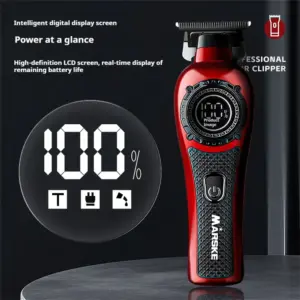 MARSKE MS-5065 Professional Hair Clipper High-Speed Motor LED Display Low Noise USB Rechargeable Long Battery Life Styling Tool