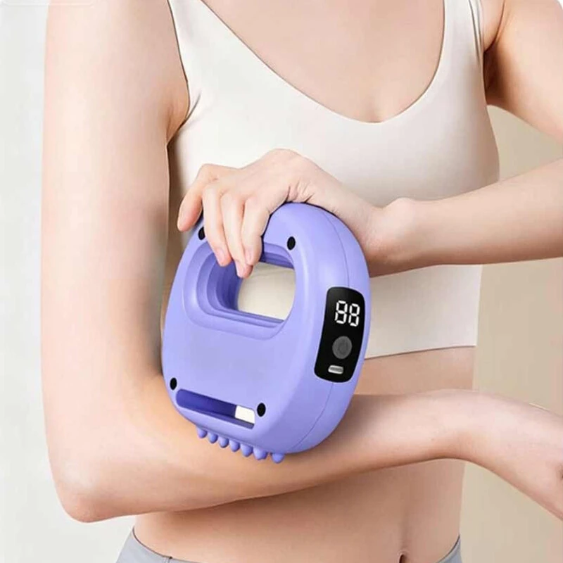 KONKA KAMQ-3082-T Multipurpose Massage Device High Frequency Vibration 5 Intensity Levels Type-C Fast Charging Hands Free Waist Strap for Neck Back Legs Muscle Recovery - Image 5