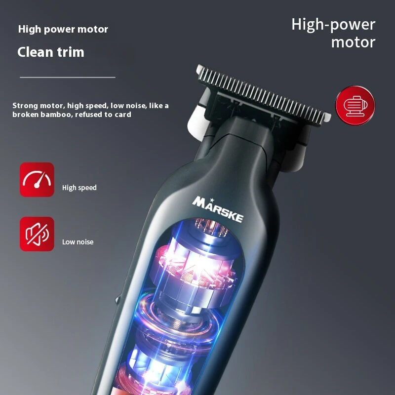 MARSKE Electric Hair Clipper USB Rechargeable Professional Hair Clipper Perfect Trim Men's Hair Style Suitable For Home And Salon Use - Image 3